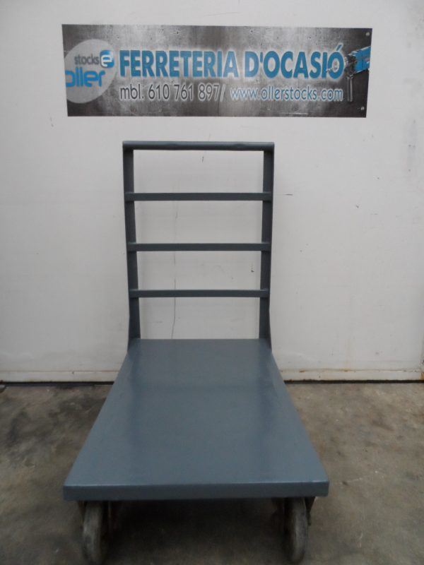 CARRO PLATAFORMA INDUSTRIAL DE HIERRO +300KG - Imagen 6