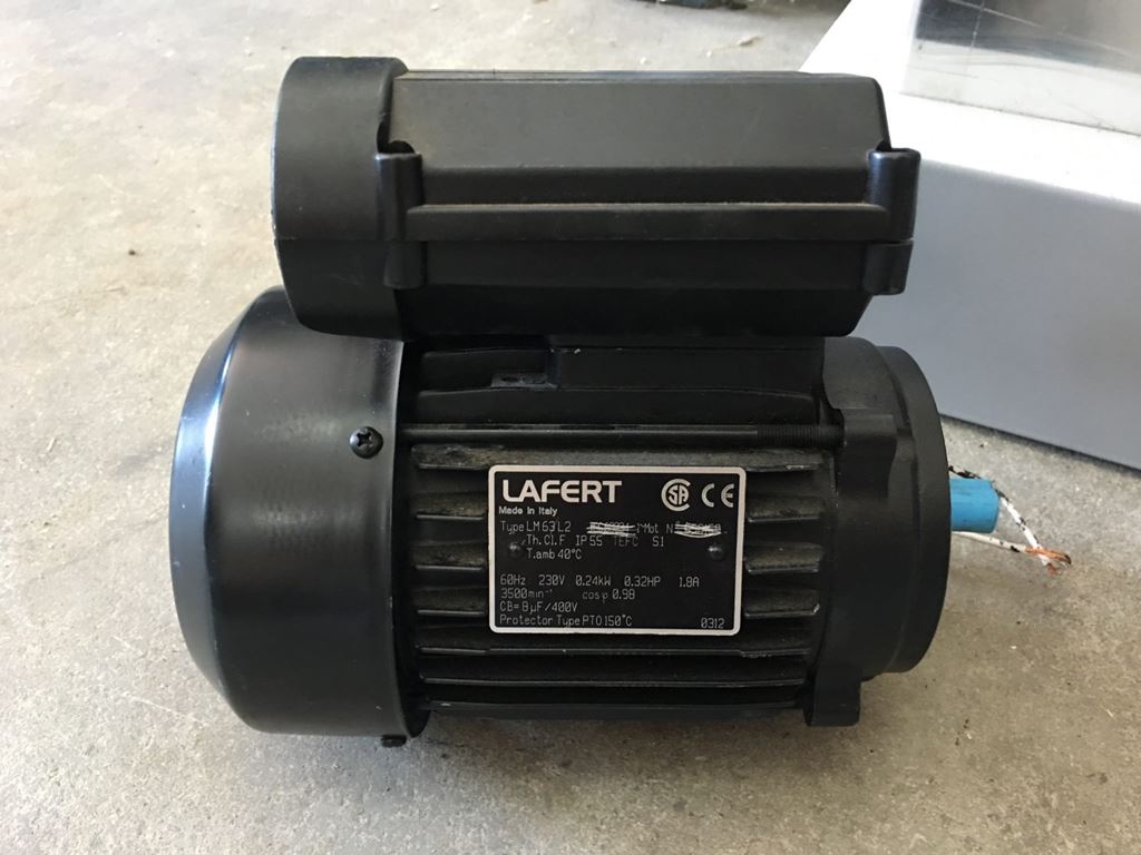 MOTOR ELECTRICO MONOFASICO — LAFERT Oller Stocks