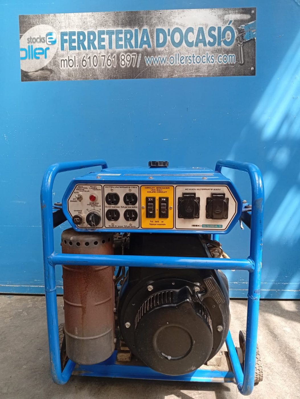 GENERADOR DE LUZ IG500A ISEKI & CO