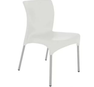 SILLA EXTERIOR APILABLE REMOON BLANCO