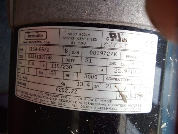 GENERADOR DE LUZ HONDA 3000W - Imagen 2