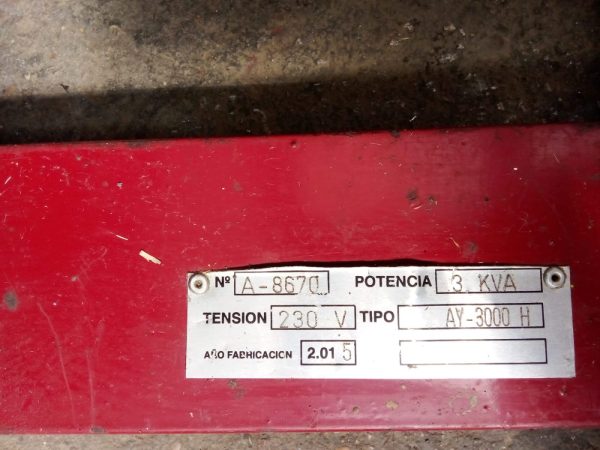 GENERADOR DE LUZ HONDA 3000W - Imagen 9