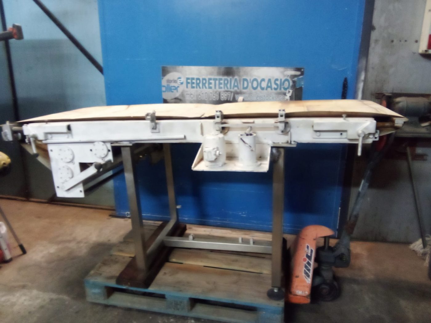 CINTA TRANSPORTADORA ACERO INOXIDABLE