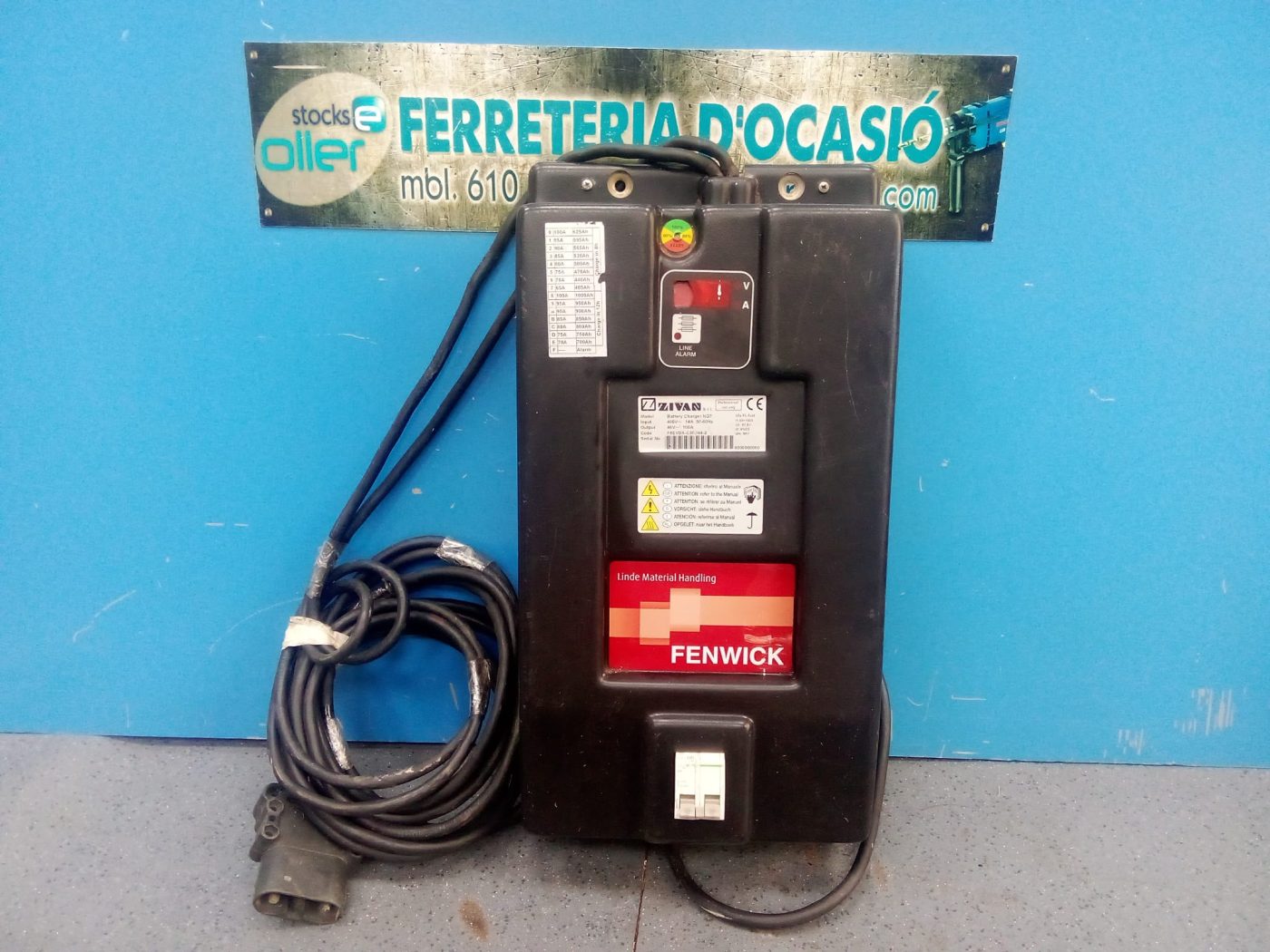 Cargador de baterías industrial ZIVAN NG7 – 48V 100A