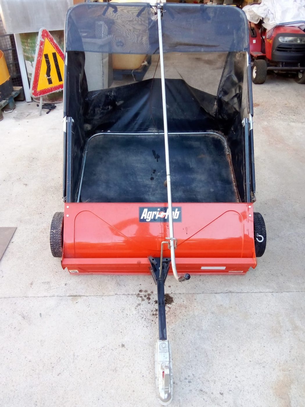 RECOGEDOR CESPED HOJAS AGRI FAB PARA TRACTOR CORTACESPED