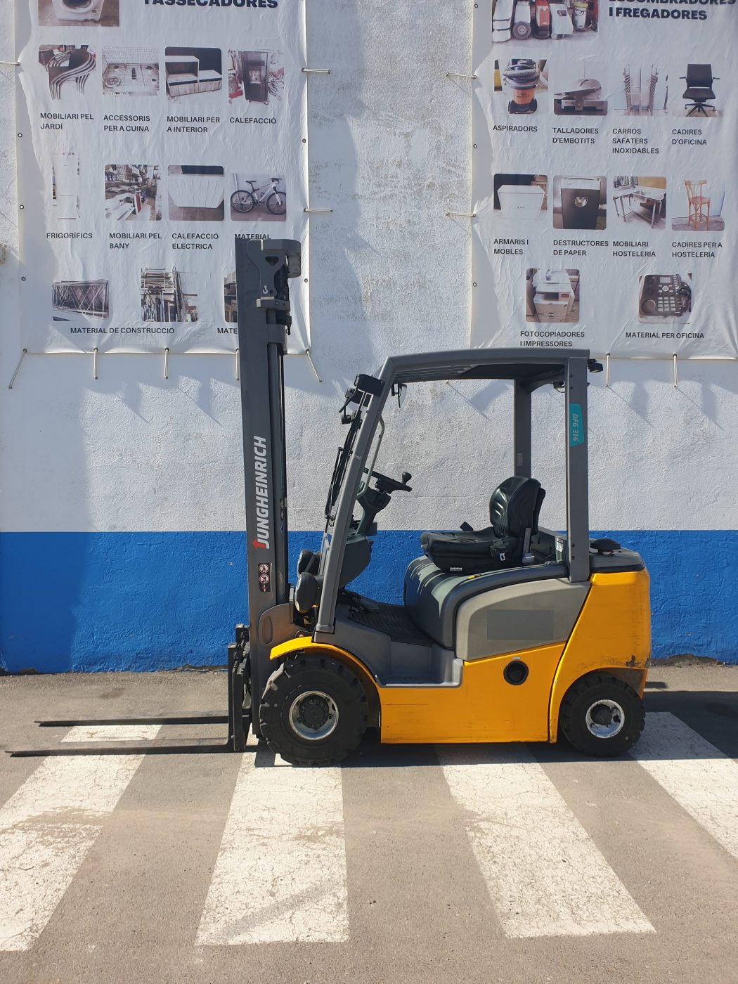 TORO CARRETILLA ELEVADORA JUNGHEINRICH DFG 316 DIESEL 1.600KG