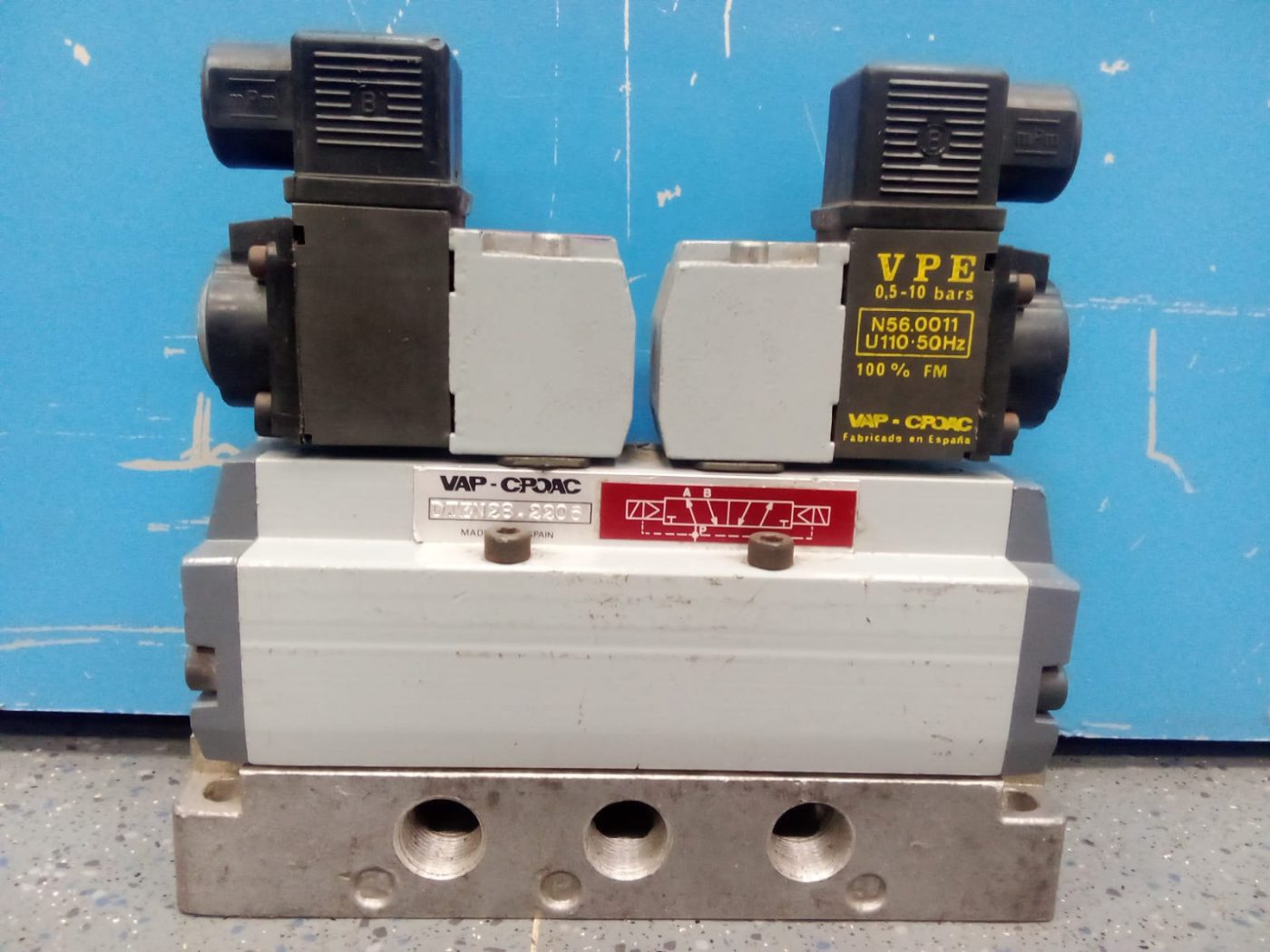 ELECTROVÁLVULA NEUMÁTICA VAP-CRPAC DAWN 28.2208 – 53 vías – 0,5 a 10 bar