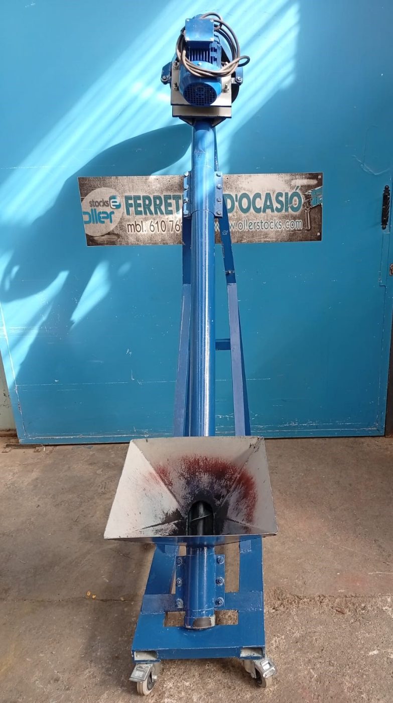 TRANSPORTADOR DE TORNILLO SINFÍN ELEVADOR HELICOIDAL