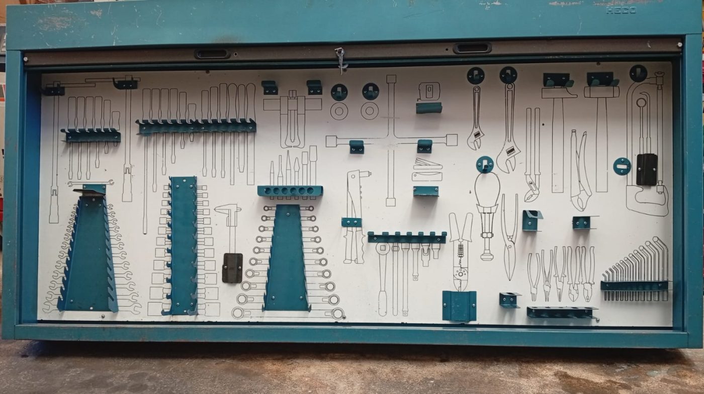 ARMARIO HECO HERRAMIENTAS 90x180x17cm