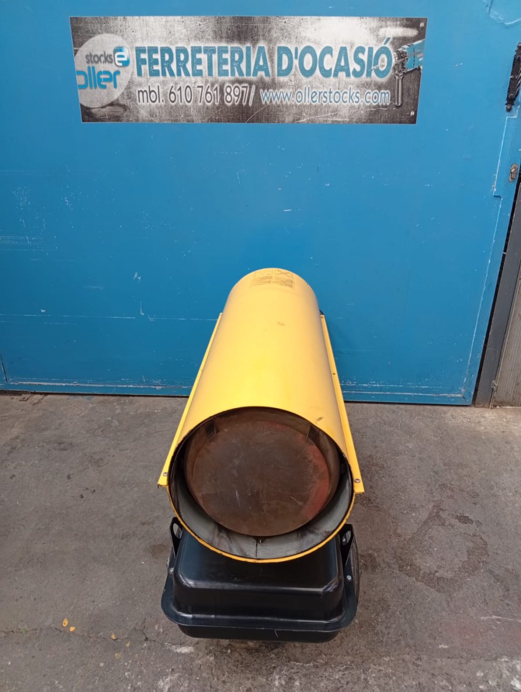 CAÑÓN GENERADOR AIRE CALIENTE PORTÁTIL WACKER GASOIL