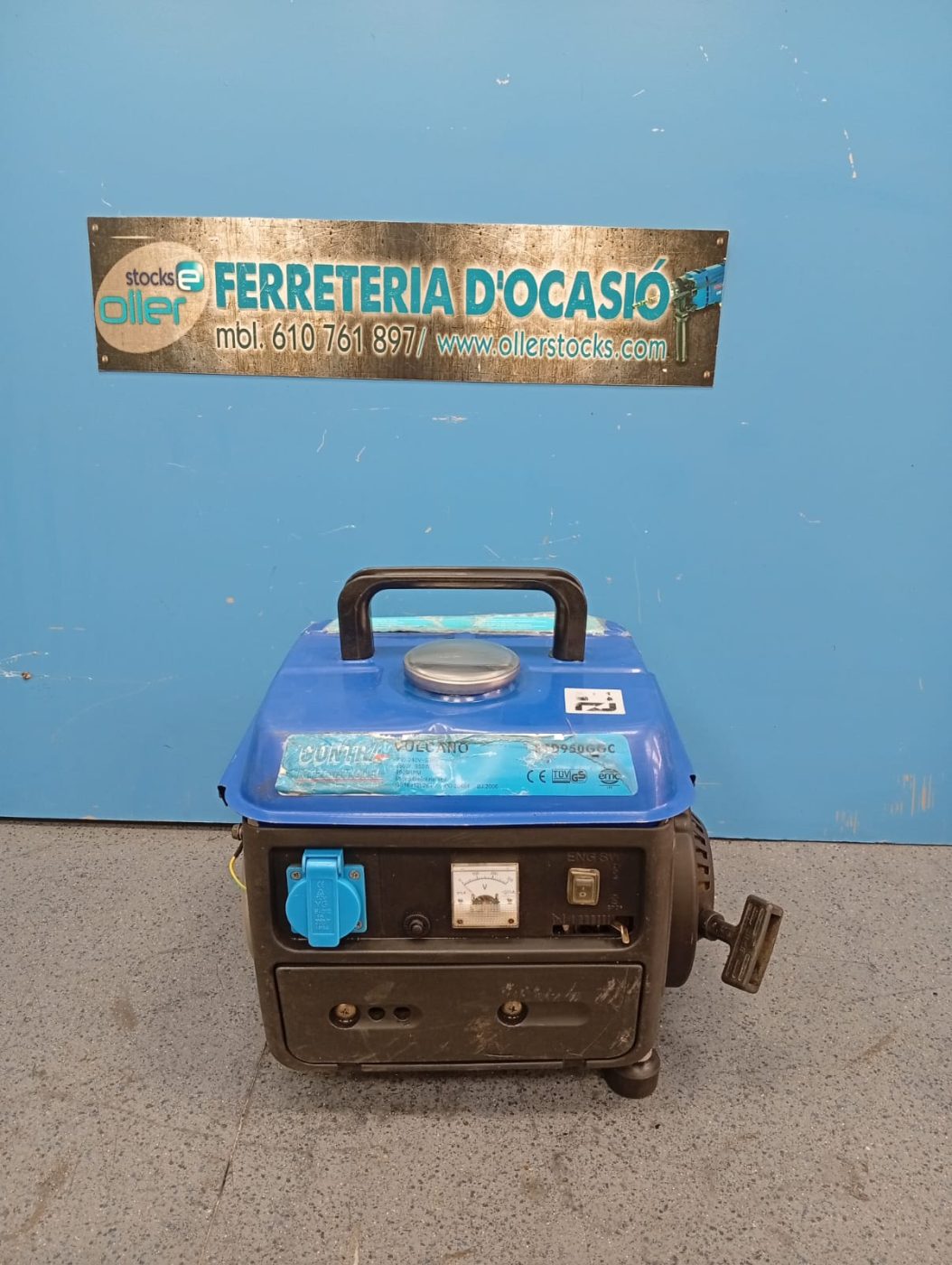 GENERADOR ELÉCTRICO PORTÀTIL VULCANO 950W