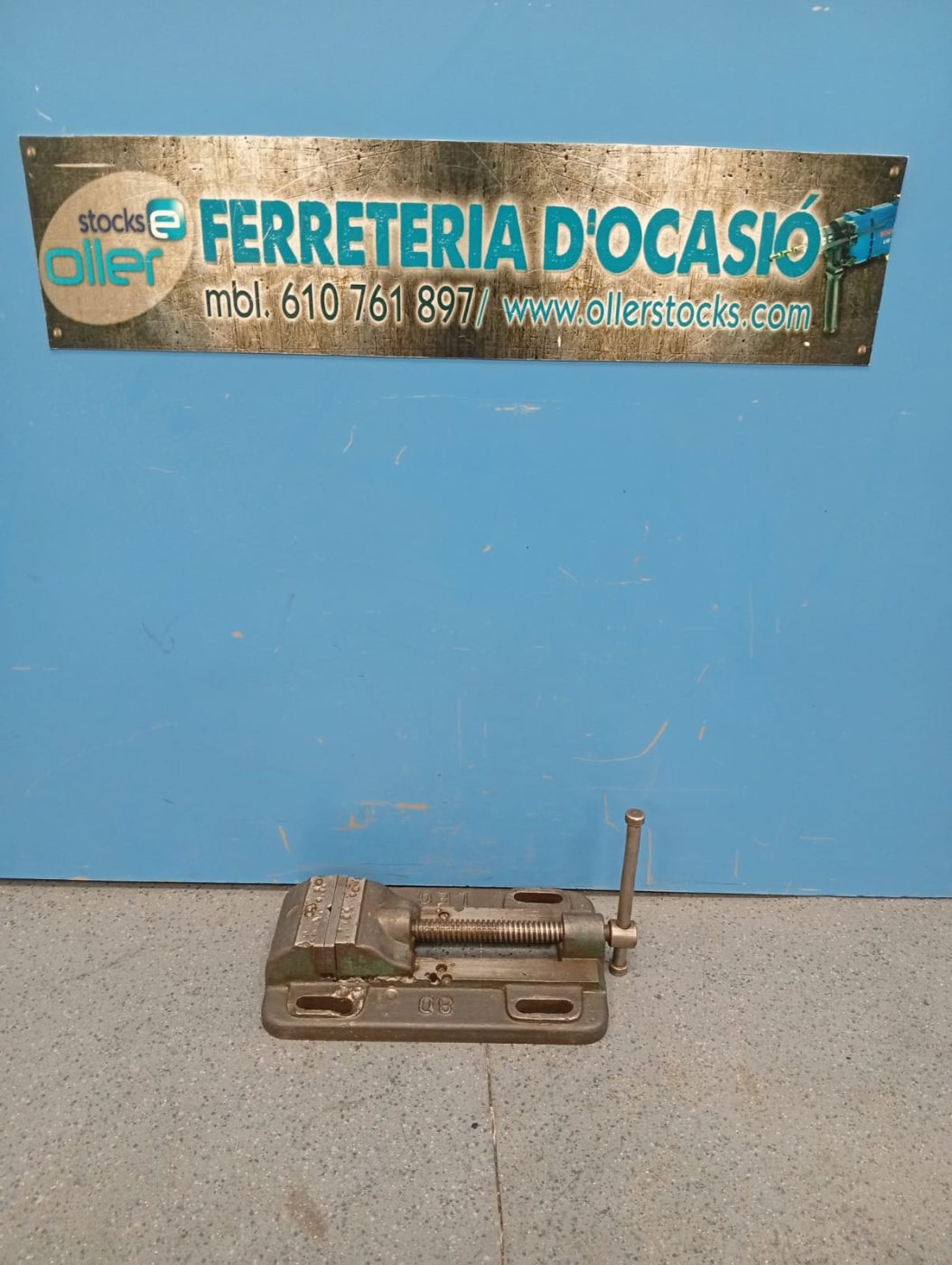 PRENSA MORDAZA TALADRO TORNILLO