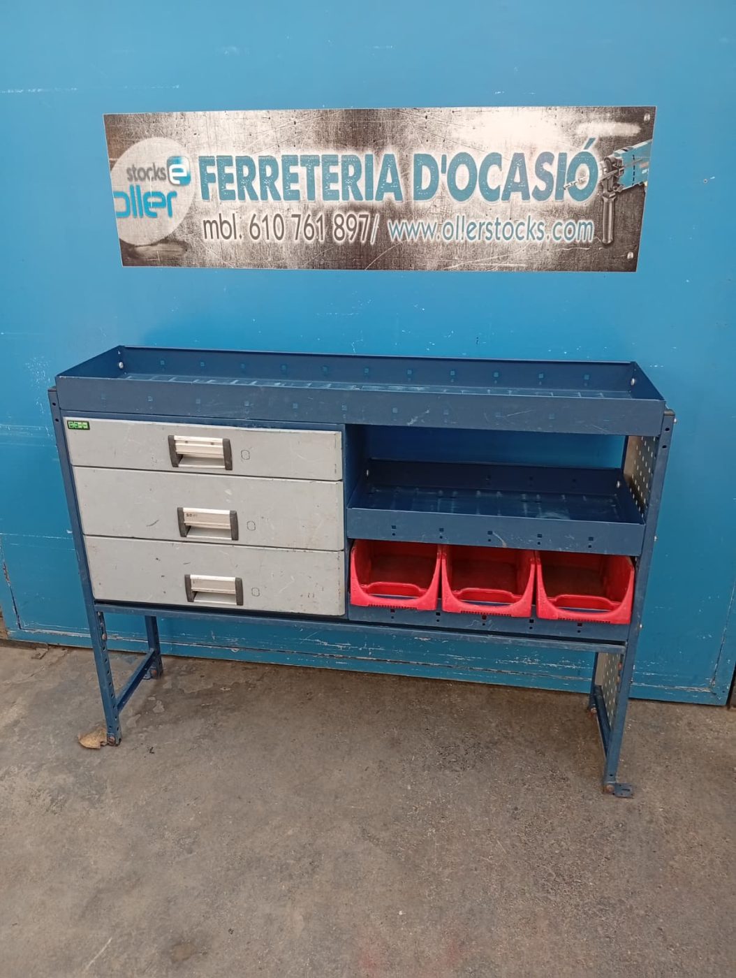 ESTANTERÍA 3 CAJONES GAVETAS MODUL SYSTEM FURGONETA