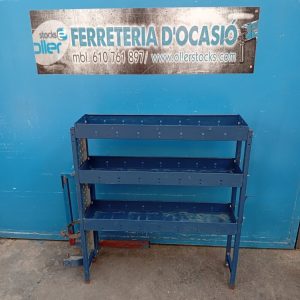 ESTANTERÍA METÁLICA MODUL SYSTEM FURGONETA 93x83x20CM