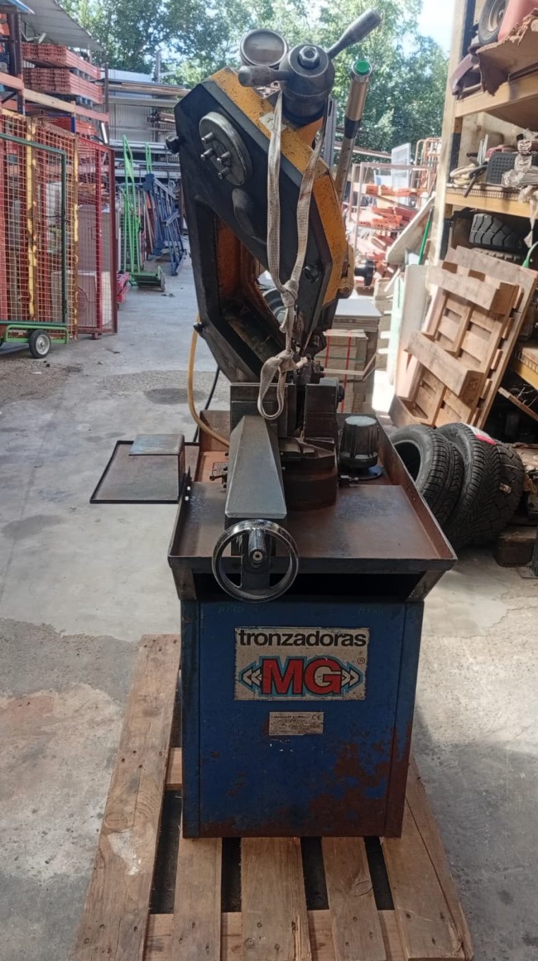 TRONZADORA SIERRA CINTA MG CY275M HIERRO Y ACERO
