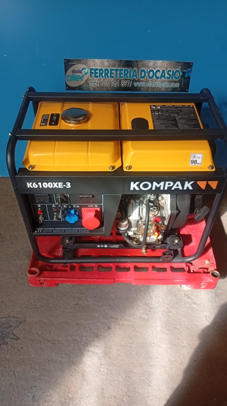 GENERADOR DIESEL KOMPAK K6100XE-3